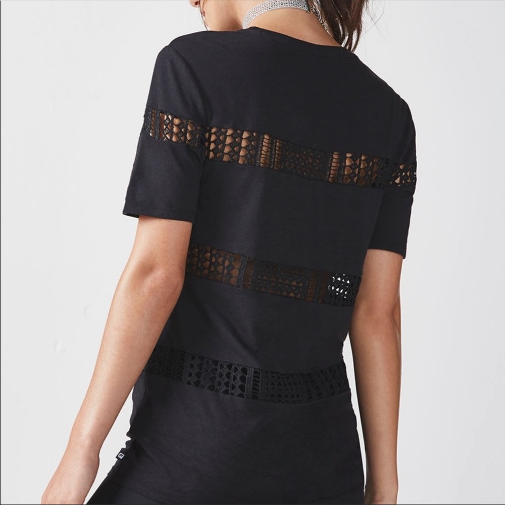 Faletics} Zarina Black Crochet Cut Out … - Picture 7 of 7
